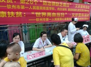 我院开展2019年“防治碘缺乏病日”义诊、宣传活动
